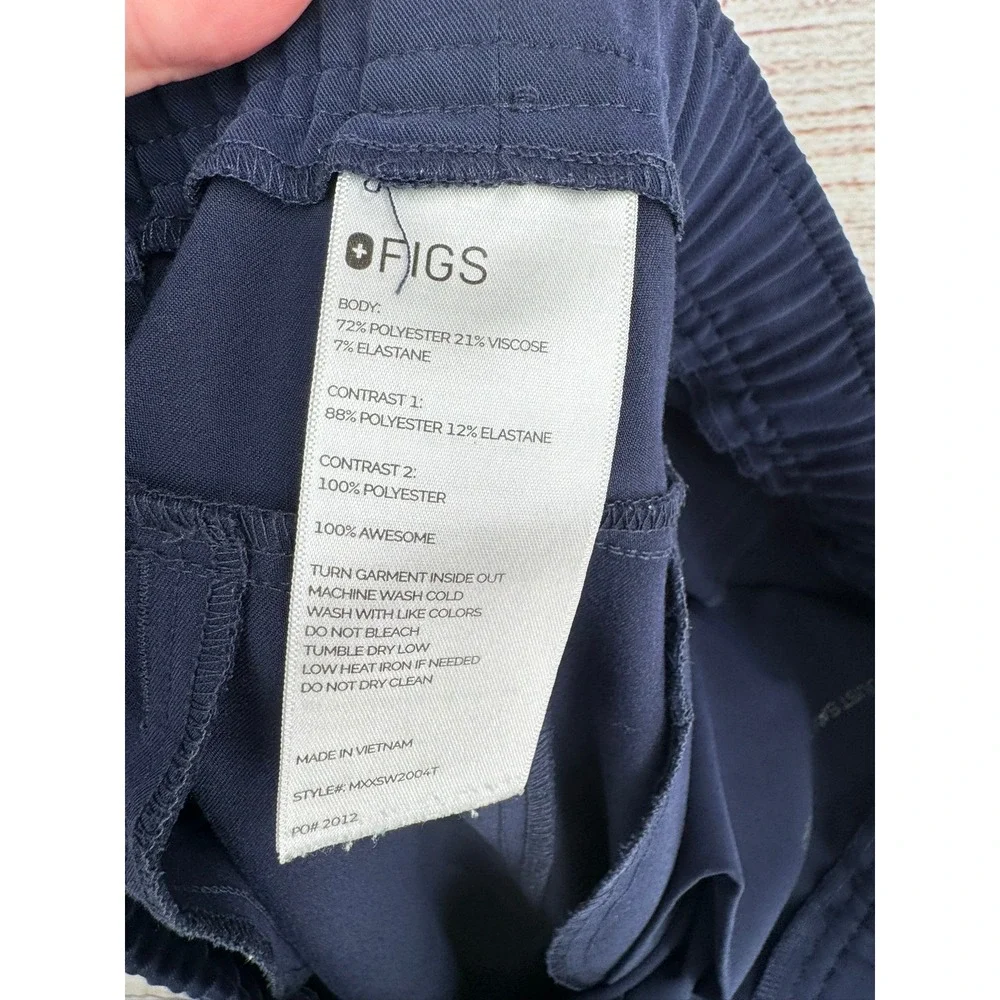 FIGS Scrub Joggers Mens XL Tall Navy Blue Technical Collection MXXSW2004T